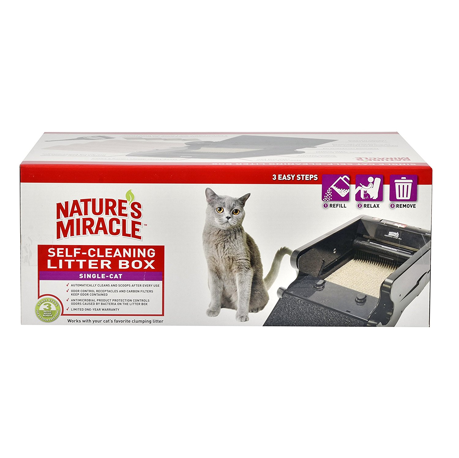 Nature's miracle outlet litter box